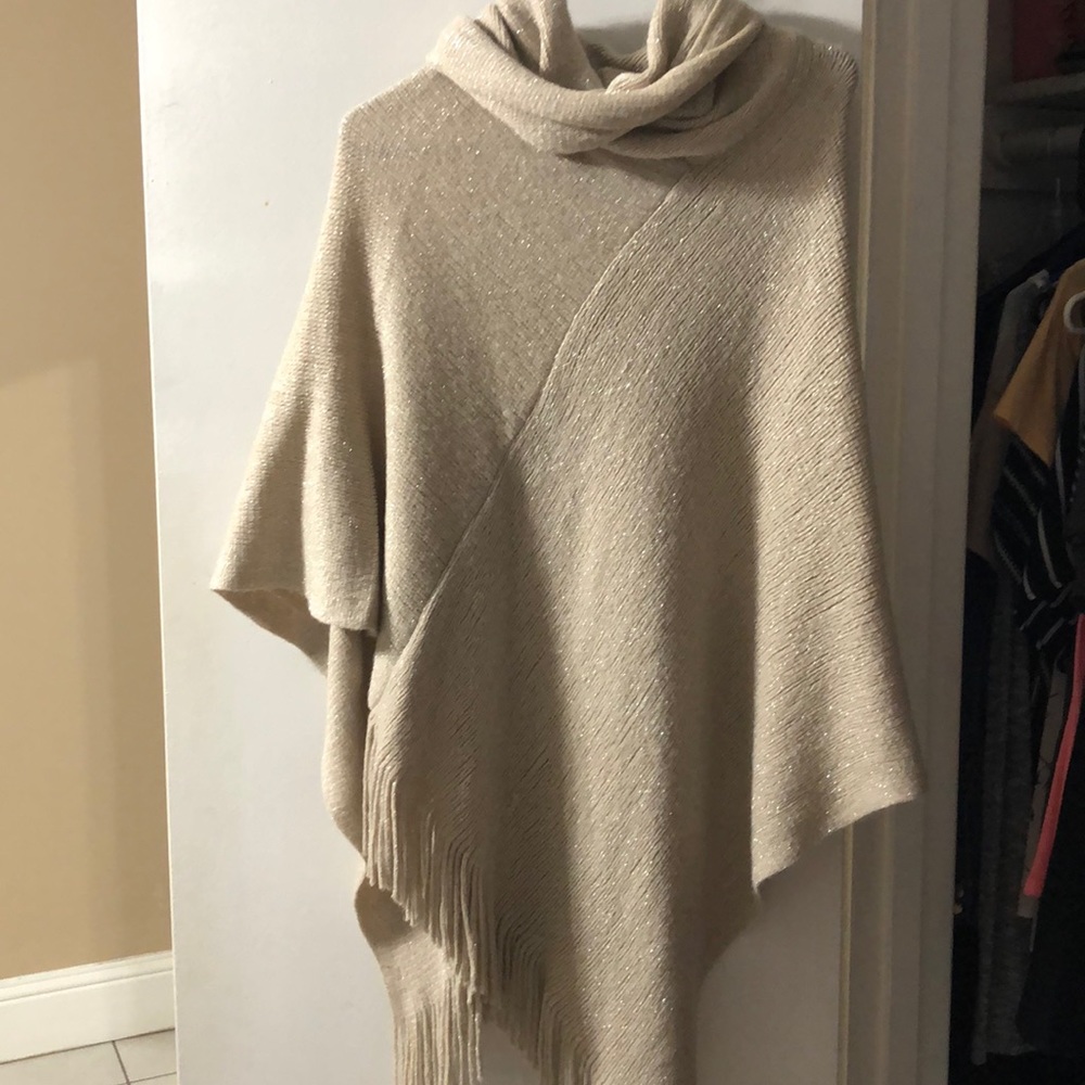 Glittering pancho